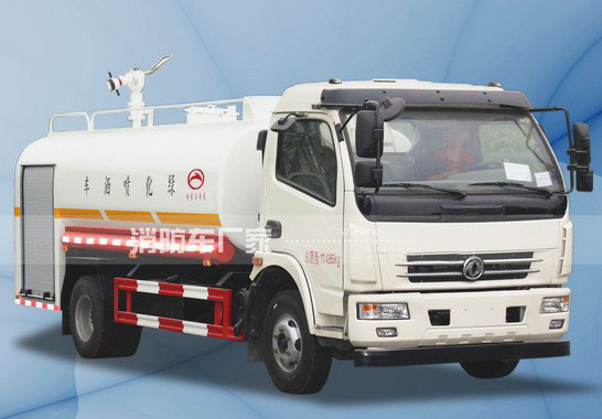 消防灑水車圖片大全_7噸十堰東風多利卡消防灑水車價格3
