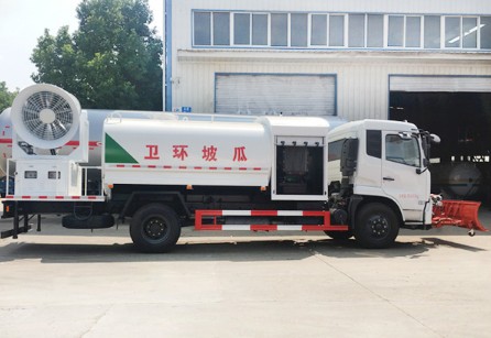 多功能灑水車-東風天錦推鏟灑水車3