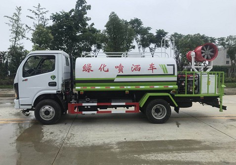 5方灑水車參數_國六東風福瑞卡5方綠化灑水車4