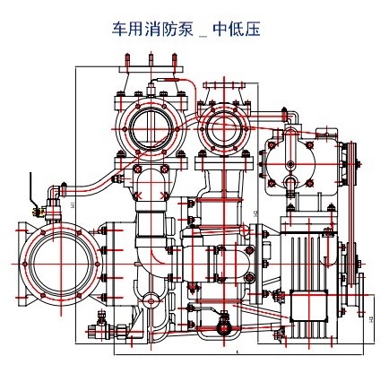 上海茸申車用消防泵結(jié)構(gòu)圖 上海茸申車用消防泵結(jié)構(gòu)圖