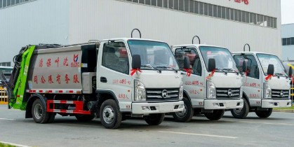 凱馬藍牌壓縮垃圾車 凱馬藍牌壓縮垃圾車